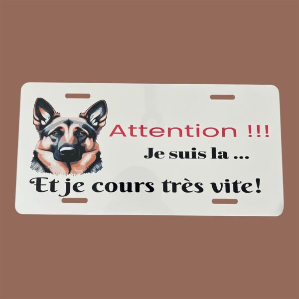 ICBP5562 Plaque personnalisée Chien.
