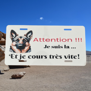 Plaque personnalisée Chien.