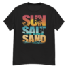 unisex-classic-tee-black-front-6a67a5f367672 T-Shirt « Sun Sand » – L'Esprit de l'Été Toute l'Année